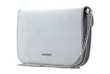 COCCINELLE Beat Rock Handbag Craquele' Leather Silver COCCINELLE Beat Rock Handbag Craquele' Leather Silver