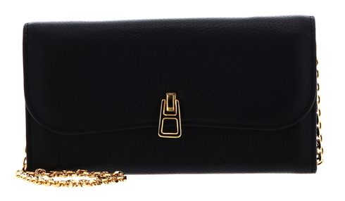 COCCINELLE Magie Mini Bag Wallet Grained Leather Noir