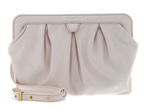 COCCINELLE Diletta Handbag Smooth Calf Leather Soft Creamy Pink