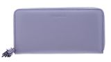 COCCINELLE Tassel Zip Around Wallet Lavender COCCINELLE Tassel Zip Around Wallet Lavender