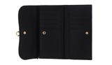 COCCINELLE Magie Wallet Grained Leather Noir