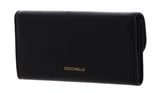 COCCINELLE Magie Wallet Grained Leather Noir