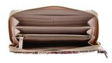 COCCINELLE Tassel Flower Print Zip Around Wallet Mul. Crea. P / Cr. P