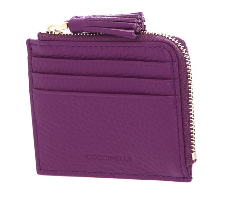 COCCINELLE Tassel Credit Card Holder Dahlia