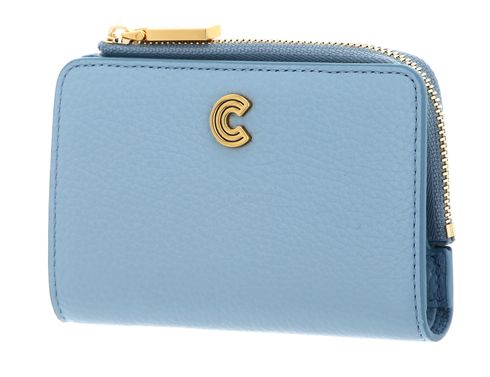 COCCINELLE Myrine Wallet Grained Leather Aquarelle Blue