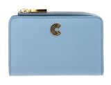 COCCINELLE Myrine Wallet Grained Leather Aquarelle Blue