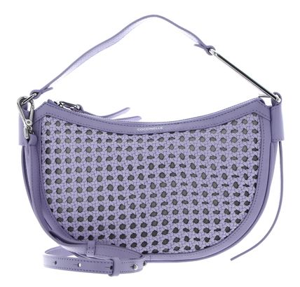 COCCINELLE Priscilla Eco. W Handbag Faux Leather Woven Lavend. / Lavend.