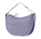 COCCINELLE Priscilla Eco. W Handbag Faux Leather Woven Lavend. / Lavend. COCCINELLE Priscilla Eco. W Handbag Faux Leather Woven Lavend. / Lavend.