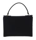 COCCINELLE Arlettis Signature Handbag Grained Leather Noir COCCINELLE Arlettis Signature Handbag Grained Leather Noir