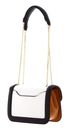 COCCINELLE Marvin Twist Tricolor Handbag Smooth Calf Leather Soft Mult. Cocon. Milk