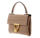 COCCINELLE Arlettis Signature Handbag Grained Leather Toasted COCCINELLE Arlettis Signature Handbag Grained Leather Toasted