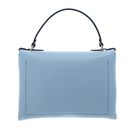 COCCINELLE Arlettis Signature Handbag Grained Leather Aquarelle Blue COCCINELLE Arlettis Signature Handbag Grained Leather Aquarelle Blue
