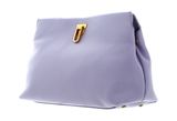 COCCINELLE Beat Clutch Handbag Grained Leather Lavender COCCINELLE Beat Clutch Handbag Grained Leather Lavender