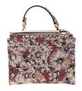 COCCINELLE Arlettis Flower Print Handbag Printed Grained Leather Mul. Creamy Pink COCCINELLE Arlettis Flower Print Handbag Printed Grained Leather Mul. Creamy Pink