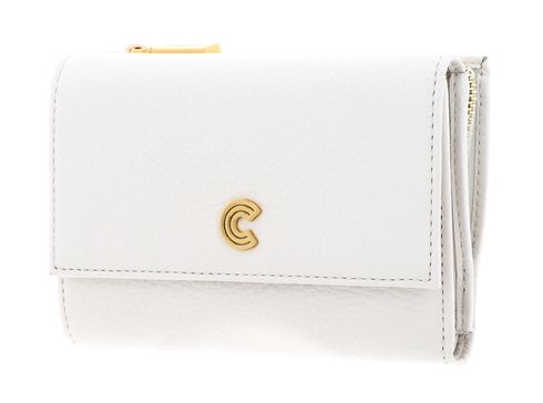 COCCINELLE Myrine Wallet Grained Leather Coconut Milk