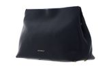 COCCINELLE Beat Clutch Handbag Grained Leather Midnight Blue