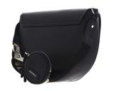 COCCINELLE Blaire Ribbon Handbag Grained Leather Noir COCCINELLE Blaire Ribbon Handbag Grained Leather Noir