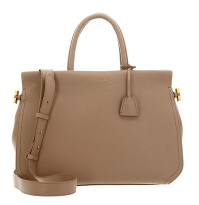 COCCINELLE Blue Handbag Bottalatino Leather Toasted COCCINELLE Blue Handbag Bottalatino Leather Toasted