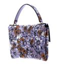 COCCINELLE Arlettis Flower Print Handbag Printed Grained Leather Multi. Lavender COCCINELLE Arlettis Flower Print Handbag Printed Grained Leather Multi. Lavender