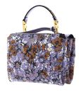 COCCINELLE Arlettis Flower Print Handbag Printed Grained Leather Multi. Lavender COCCINELLE Arlettis Flower Print Handbag Printed Grained Leather Multi. Lavender