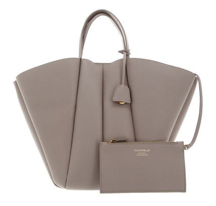 COCCINELLE Bundie Handbag Grained Leather Powder Pink