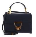 COCCINELLE Arlettis Handbag Grainy Leather Midnight Blue COCCINELLE Arlettis Handbag Grainy Leather Midnight Blue