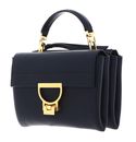 COCCINELLE Arlettis Handbag Grainy Leather Midnight Blue COCCINELLE Arlettis Handbag Grainy Leather Midnight Blue