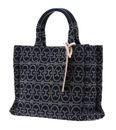 COCCINELLE Never Without B. Monog. Den Handbag Denim Jacquard Mul. M. Blu / M. Blu COCCINELLE Never Without B. Monog. Den Handbag Denim Jacquard Mul. M. Blu / M. Blu