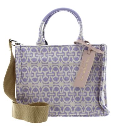 COCCINELLE Never Without Bag Monogra Handbag Jaquard Fabric Mul. Lavend / Lave