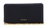 COCCINELLE Mini Bag Wallet Grained Leather Noir