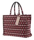COCCINELLE Never Without Bag Jacquar Handbag Mul. Cranbe / Cola COCCINELLE Never Without Bag Jacquar Handbag Mul. Cranbe / Cola