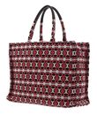 COCCINELLE Never Without Bag Jacquar Handbag Mul. Cranbe / Cola COCCINELLE Never Without Bag Jacquar Handbag Mul. Cranbe / Cola