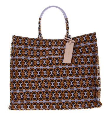 COCCINELLE Never Without Bag Jacquar Handbag Mul. Paprik / Lave