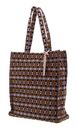 COCCINELLE Never Without Bag Monogra Handbag Jaquard Fabric Mul. Paprik / Lave COCCINELLE Never Without Bag Monogra Handbag Jaquard Fabric Mul. Paprik / Lave
