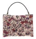 COCCINELLE Arlettis Flower Print Handbag Printed Grained Leather Mul. Creamy Pink COCCINELLE Arlettis Flower Print Handbag Printed Grained Leather Mul. Creamy Pink
