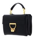 COCCINELLE Arlettis Signature Handbag Grained Leather Noir