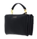 COCCINELLE Arlettis Signature Handbag Grained Leather Noir