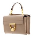 COCCINELLE Arlettis Signature Handbag Grained Leather Toasted COCCINELLE Arlettis Signature Handbag Grained Leather Toasted