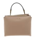 COCCINELLE Arlettis Signature Handbag Grained Leather Toasted COCCINELLE Arlettis Signature Handbag Grained Leather Toasted
