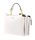 COCCINELLE Arlettis Signature Handbag Grained Leather Coconut Milk