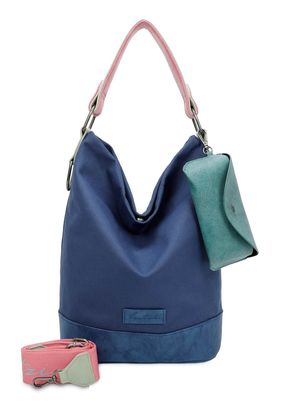 Fritzi aus Preußen Canvas Izzy07 Olga Hobo Bag Navy