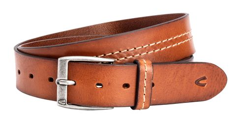 WH WKI Leather Coupling Belt – Brown, 130 Cm – Made In Germany