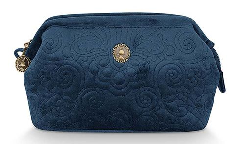 Pip Studio Cosmetic Purse S Velvet Quilted Days Blue