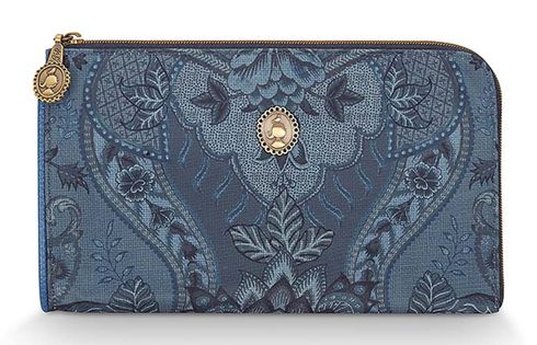 Pip Studio Cosmetic Zipper Pouch Kyoto Festival Denim Blue