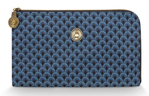 Pip Studio Cosmetic Zipper Pouch Suki Blue