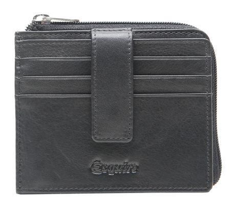 Esquire Oslo Nappa Card Holder Black