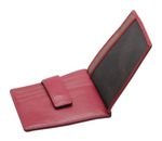 Esquire Oslo Nappa CC Wallet Red