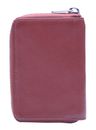 Esquire Oslo Nappa CC Zip Wallet Red