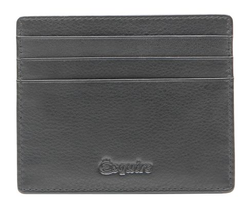 Esquire Oslo Nappa Card Holder Black