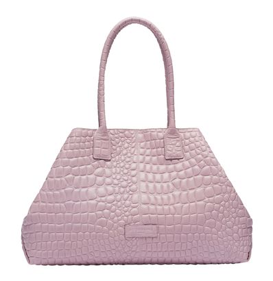 LIEBESKIND BERLIN Croco Chelsea Shopper Pale Lavender